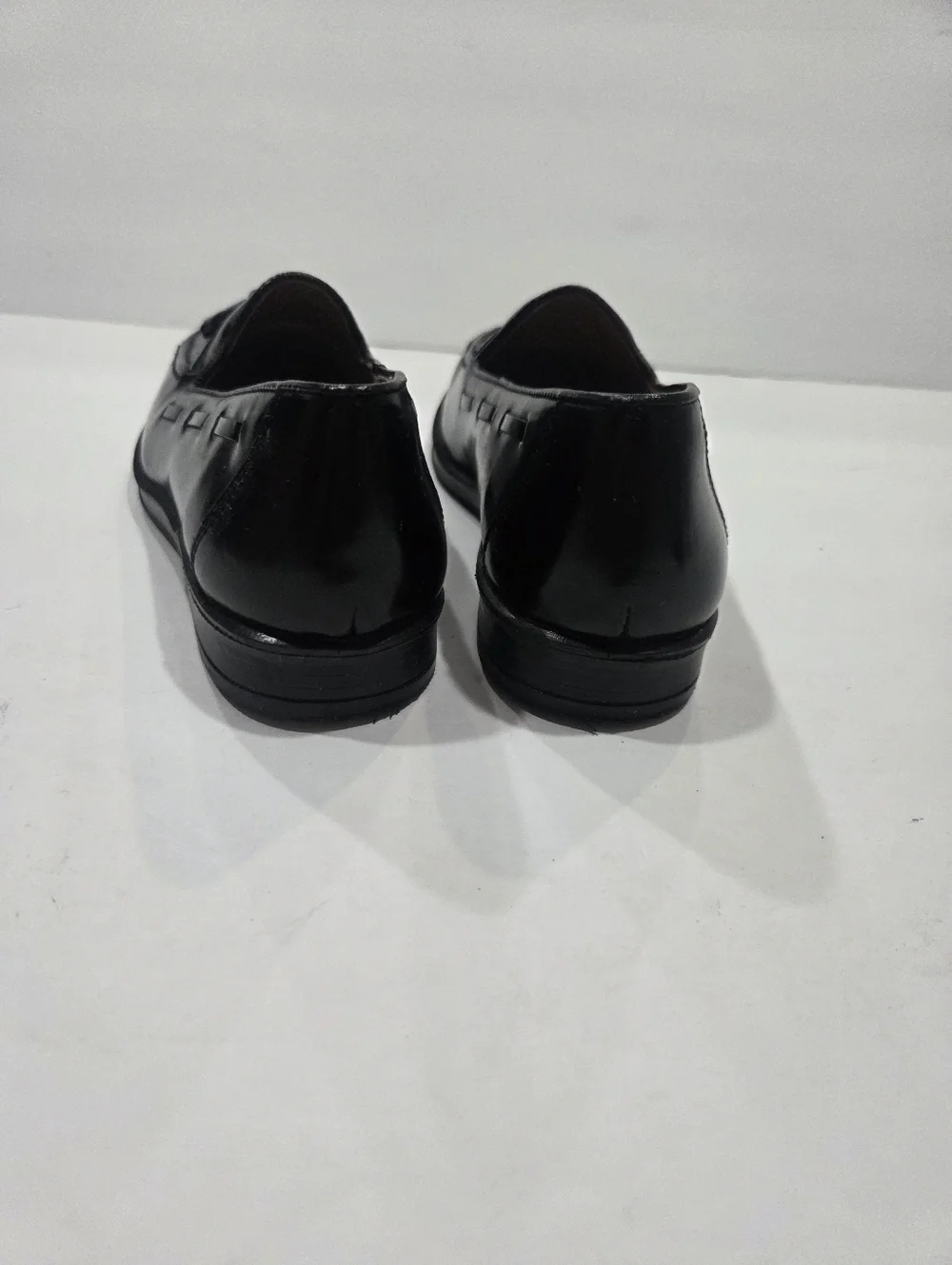 Mark Jason Black Tassel Leather Loafers Sz.13.5